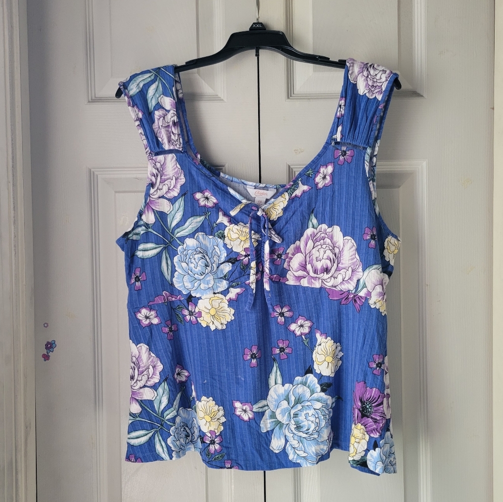 Candie's Floral Tank Top